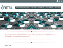 Tablet Screenshot of apetra.be